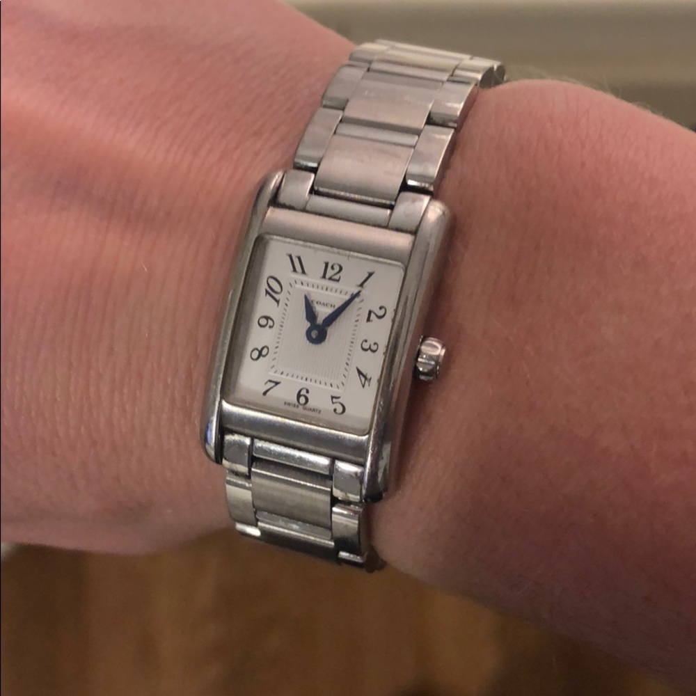 Coach stainless steel watch